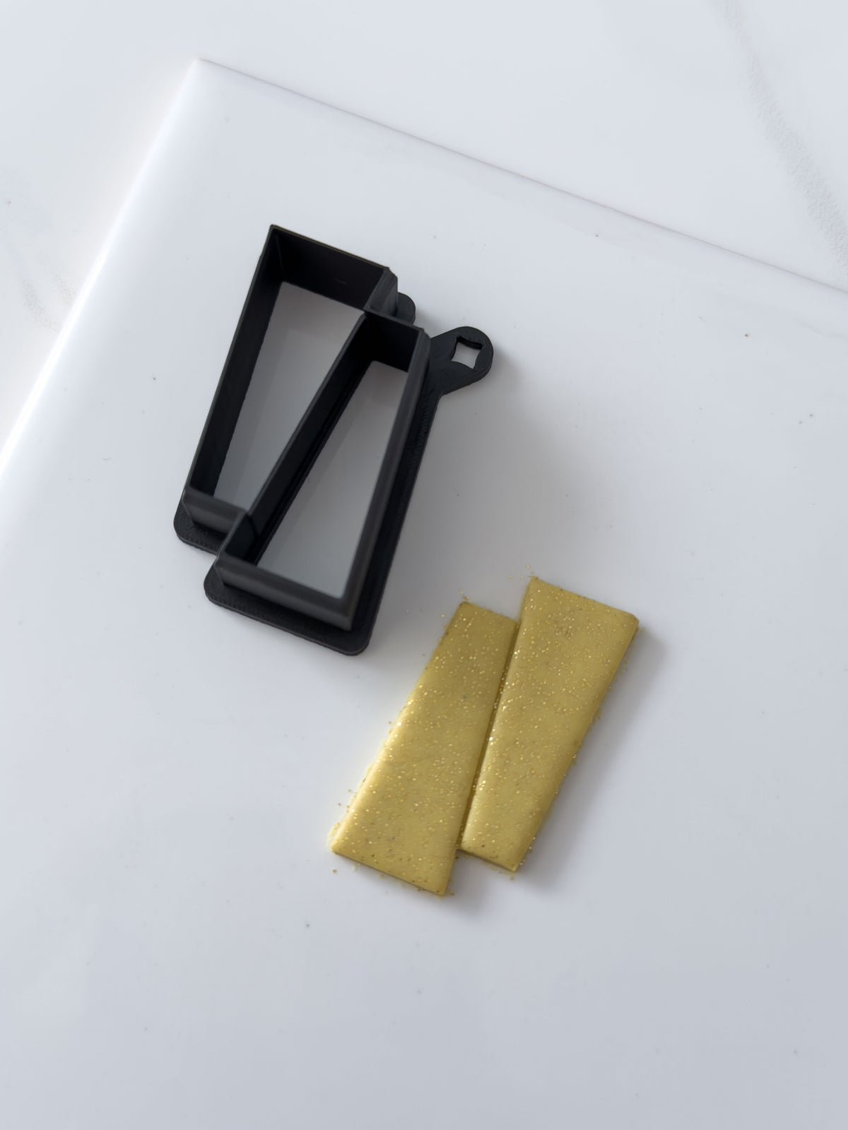 2-tiered Trapezoid Statement Polymer Clay Cutter