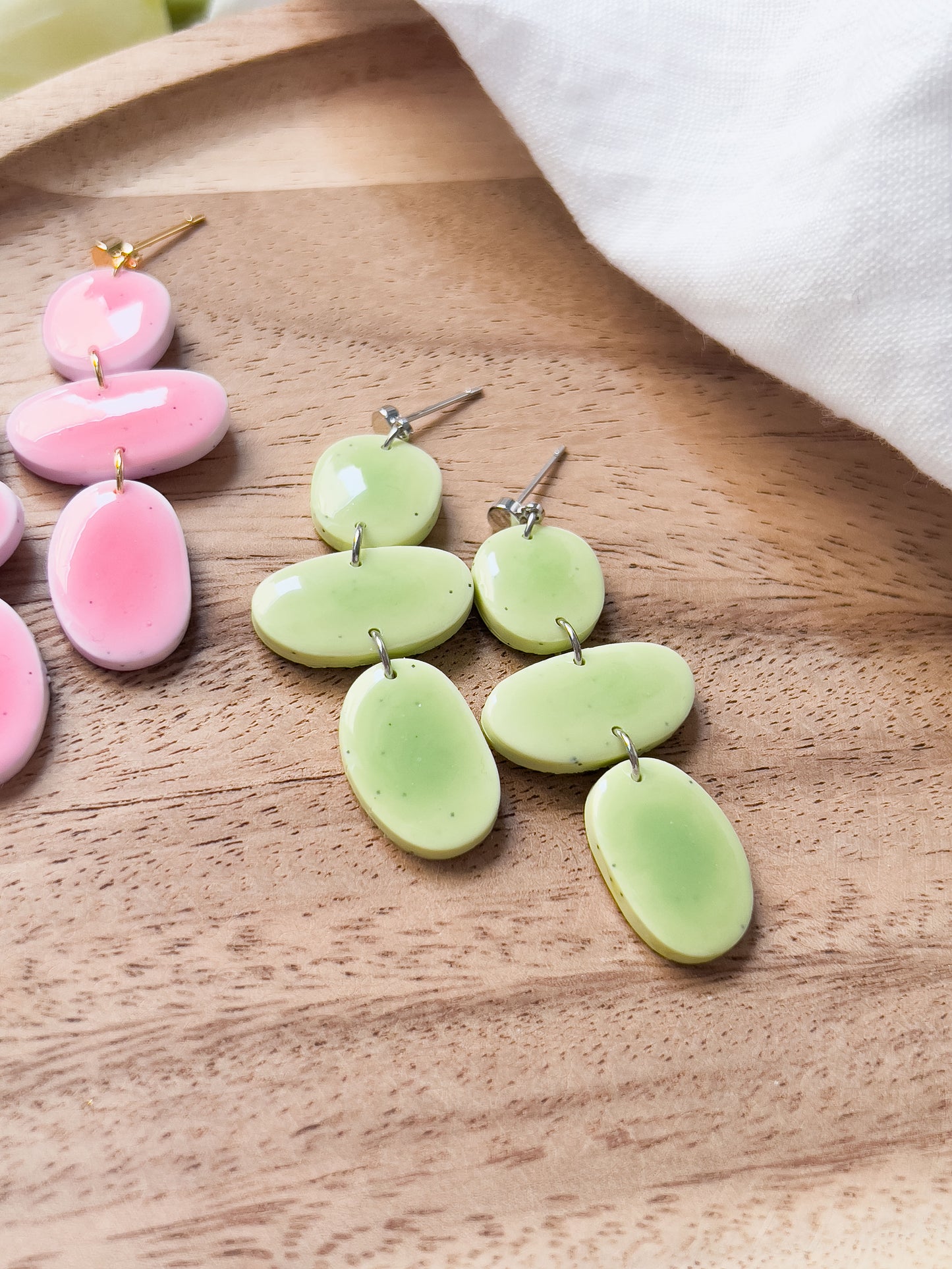 Col J ✦ Faux-Keramik Ohrringe