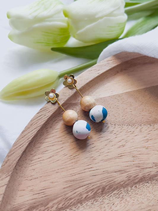 Col J ✦ Süße Blumenperlen Ohrringe