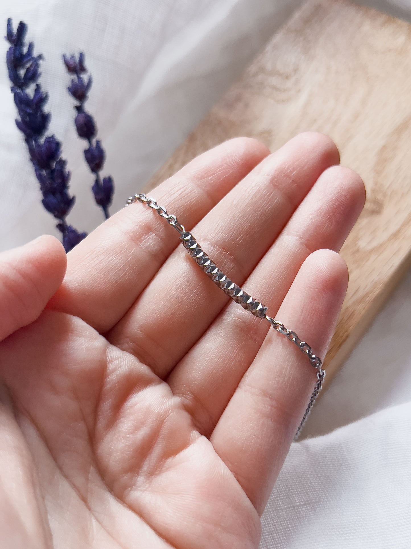 Col J ✦ Facettierte Halskette