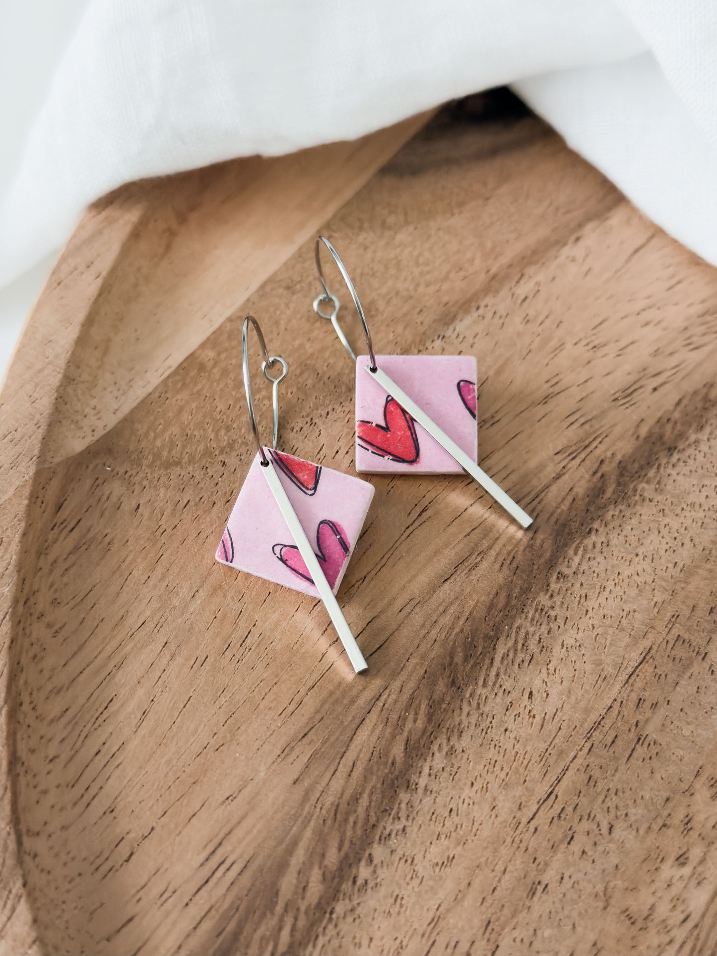 Love Notes Col ✦ Herzi Creolen