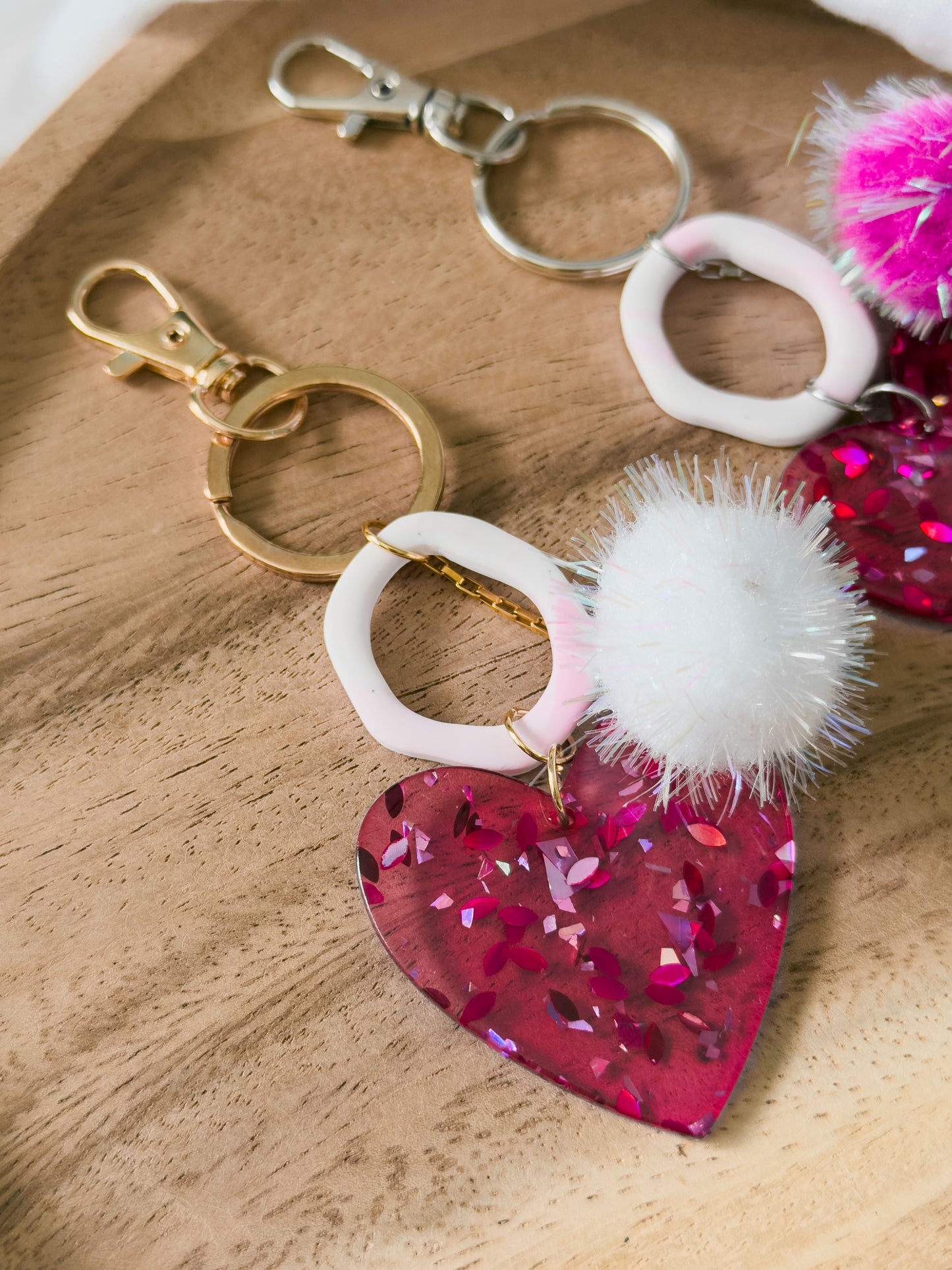 Love Notes Col ✦ Herz Bag Charm / Schluesselanhänger