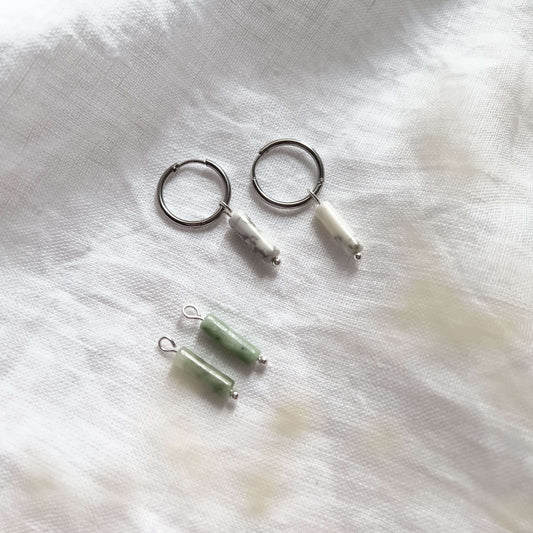 Mix & Match ✦ LIGHT STONE Naturstein Anhänger