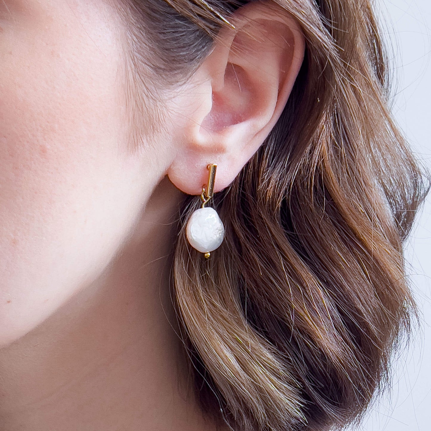Base Col ✦ COIN Pearl Set with Earrings