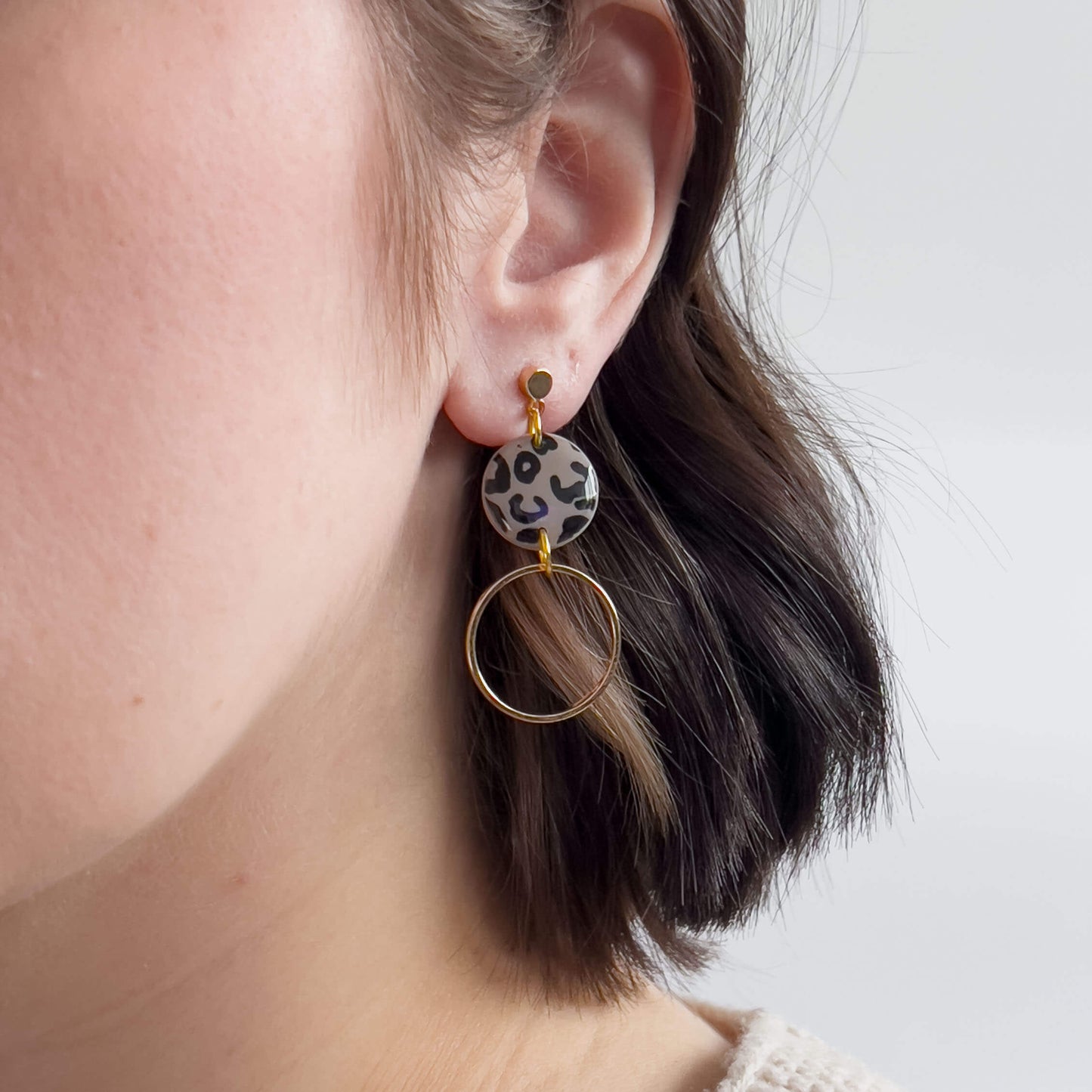 Base Col ✦ LEO Earrings Double-Row