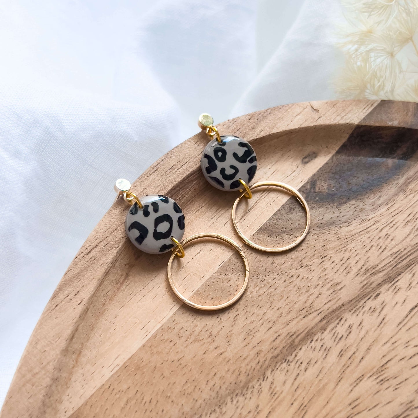 Base Col ✦ LEO Earrings Double-Row