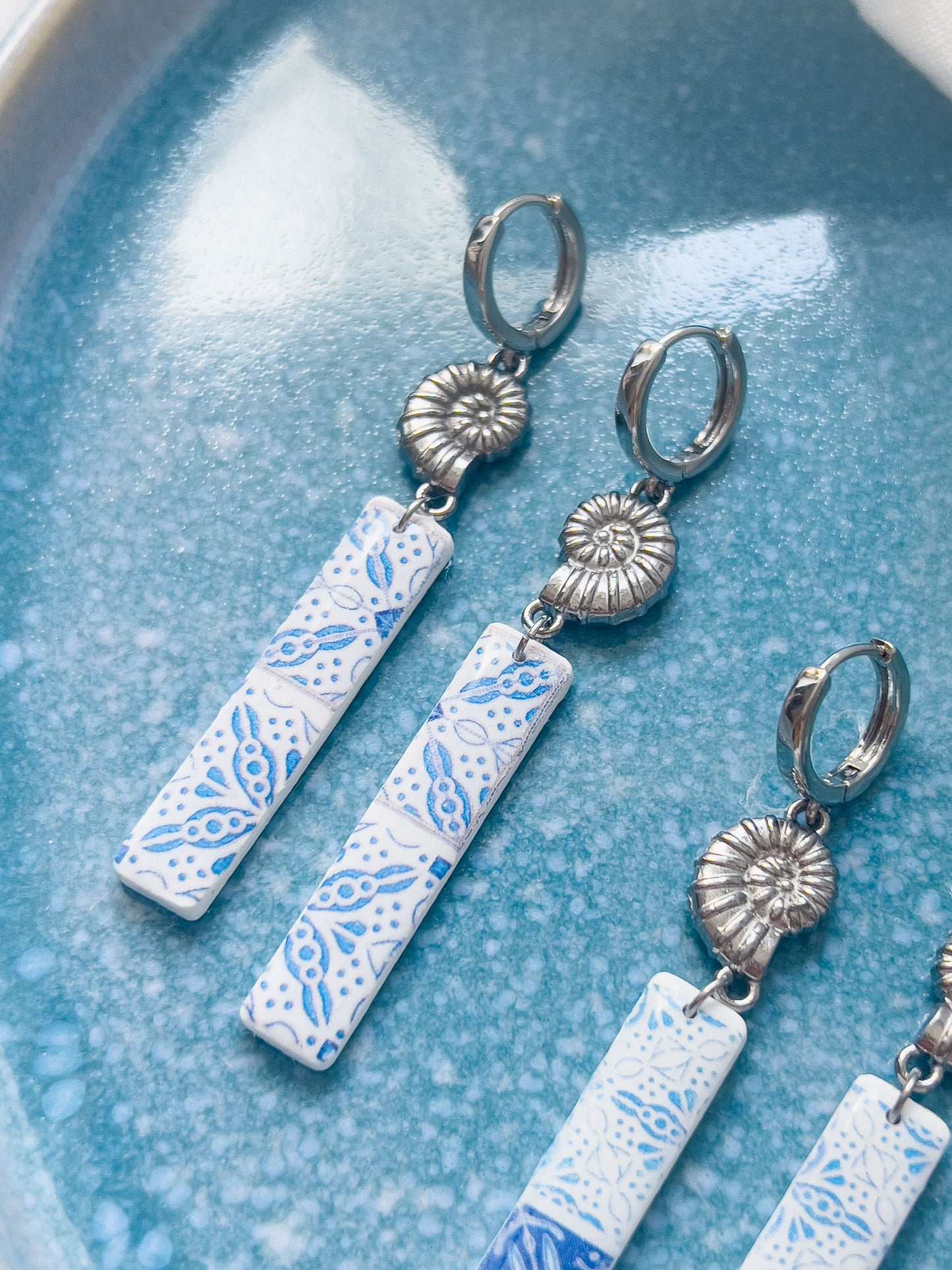 Col K ✦ Griechische lange Ohrringe