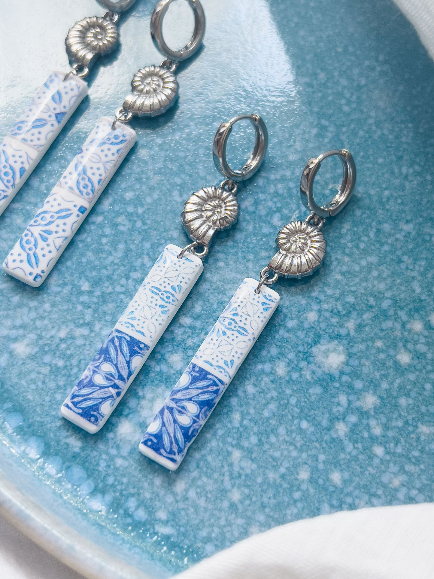 Col K ✦ Griechische lange Ohrringe