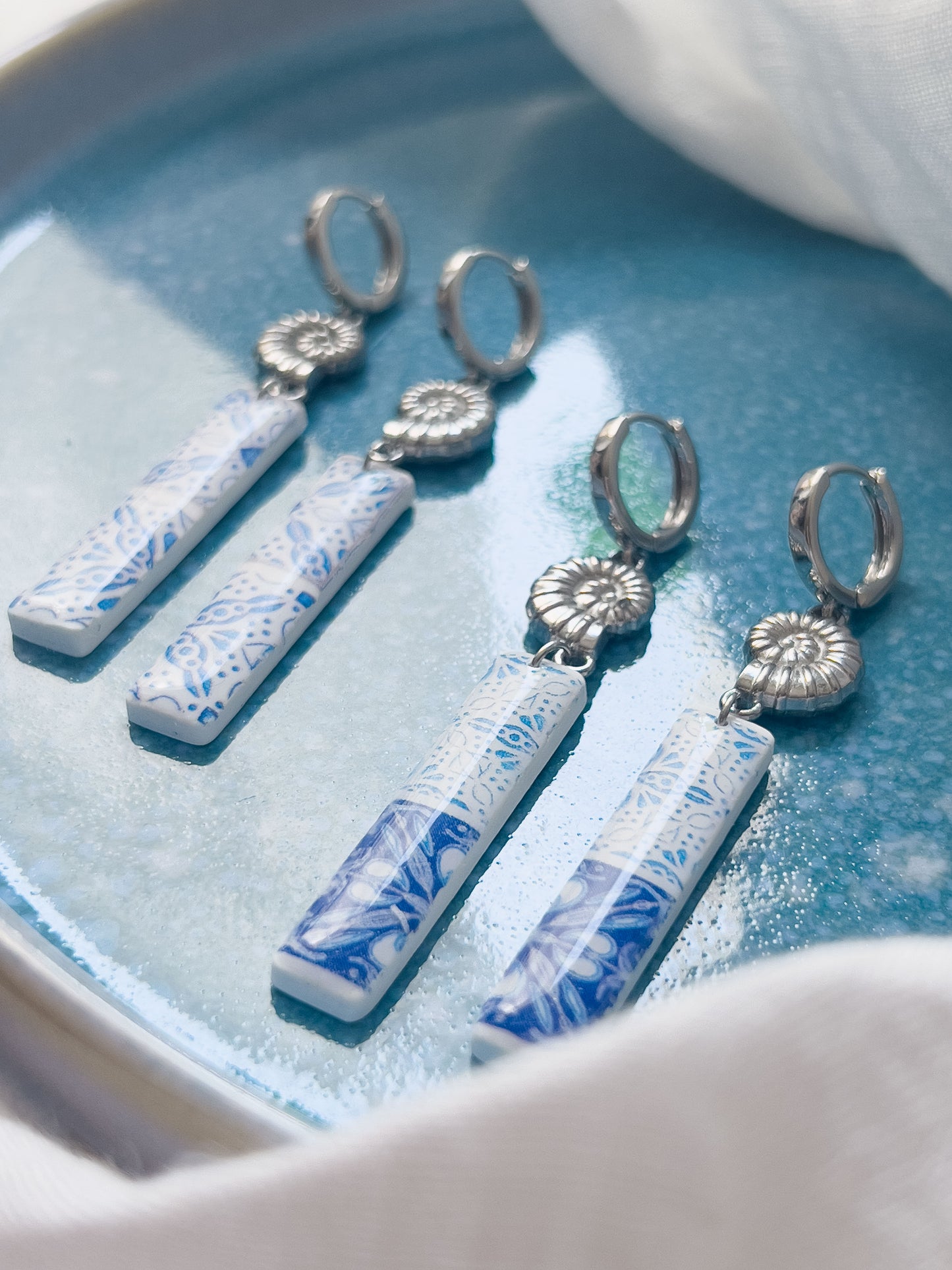 Col K ✦ Griechische lange Ohrringe