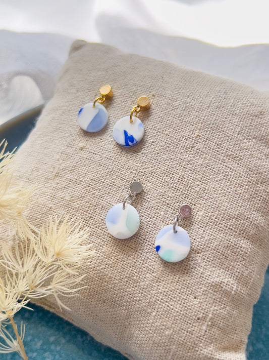 Col K ✦ ZOË Ohrringe in sommerlichem Blau