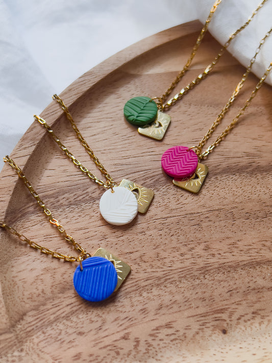 Col K ✦ Colour-Blocking Halskette