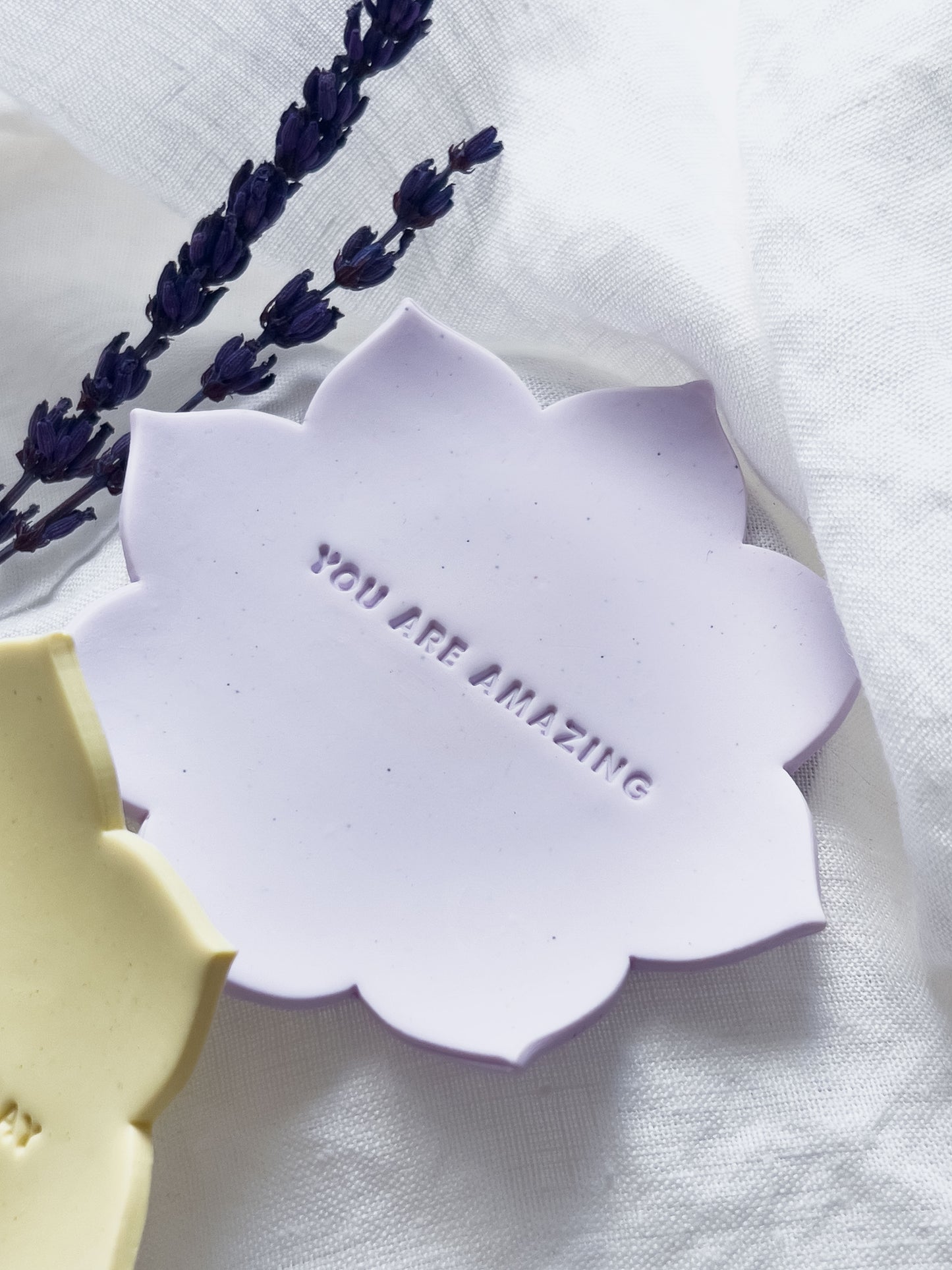 Col K ✦ Pastellfarbene Schmuckschale mit Spruch