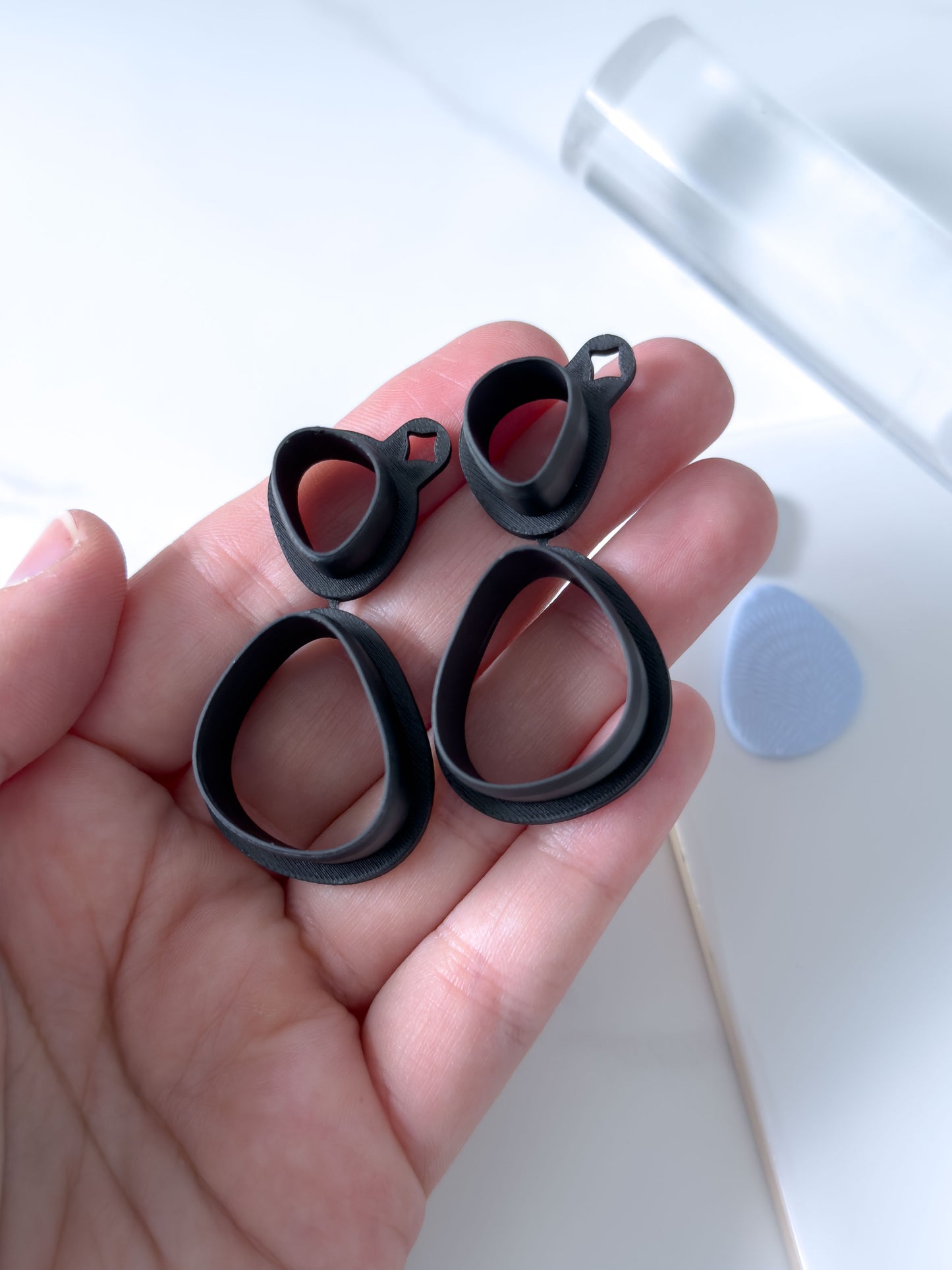 Organic Pebble Set Polymer Clay Cutter