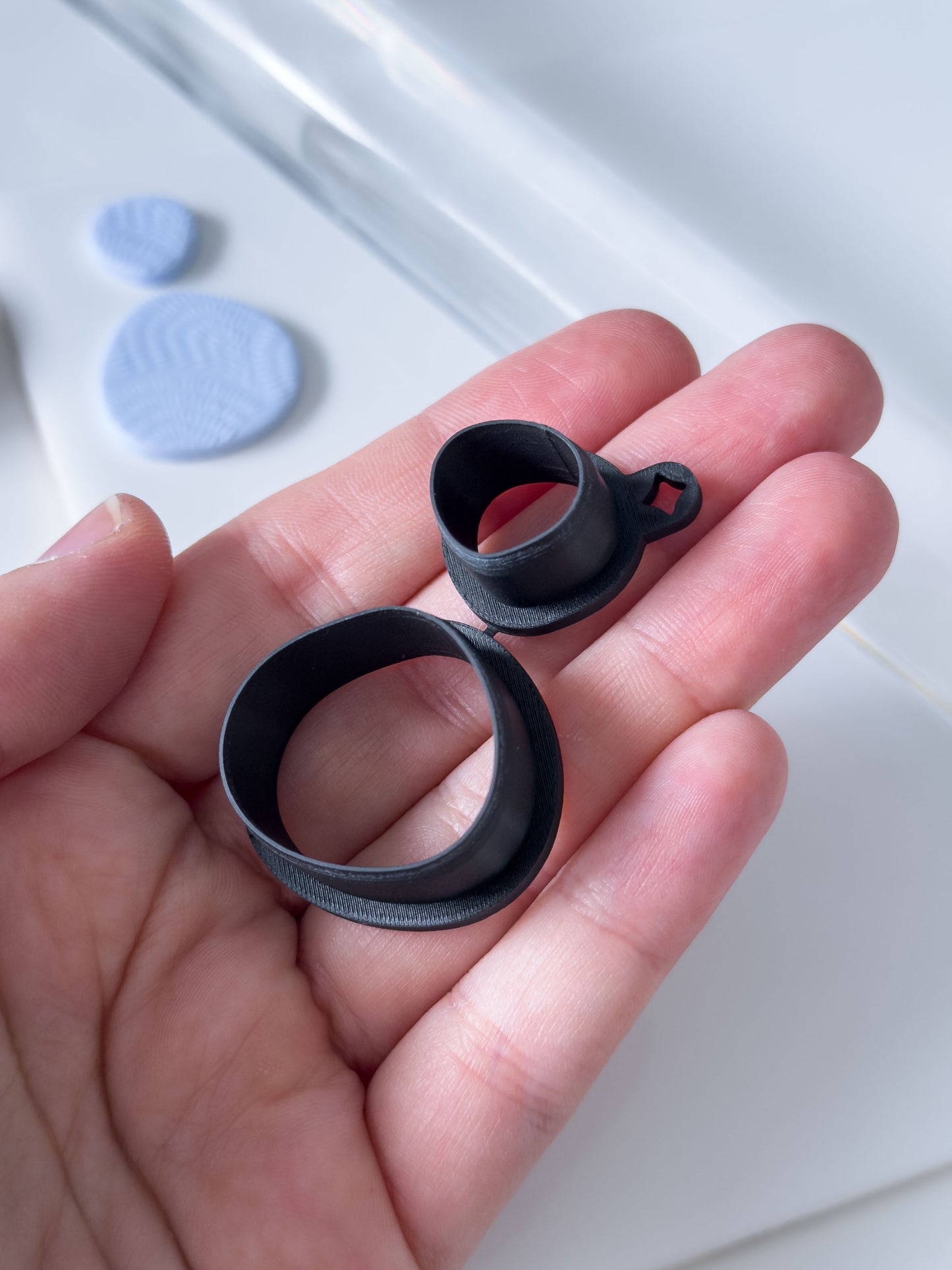 Organic Chunky Circle Set Polymer Clay Cutter