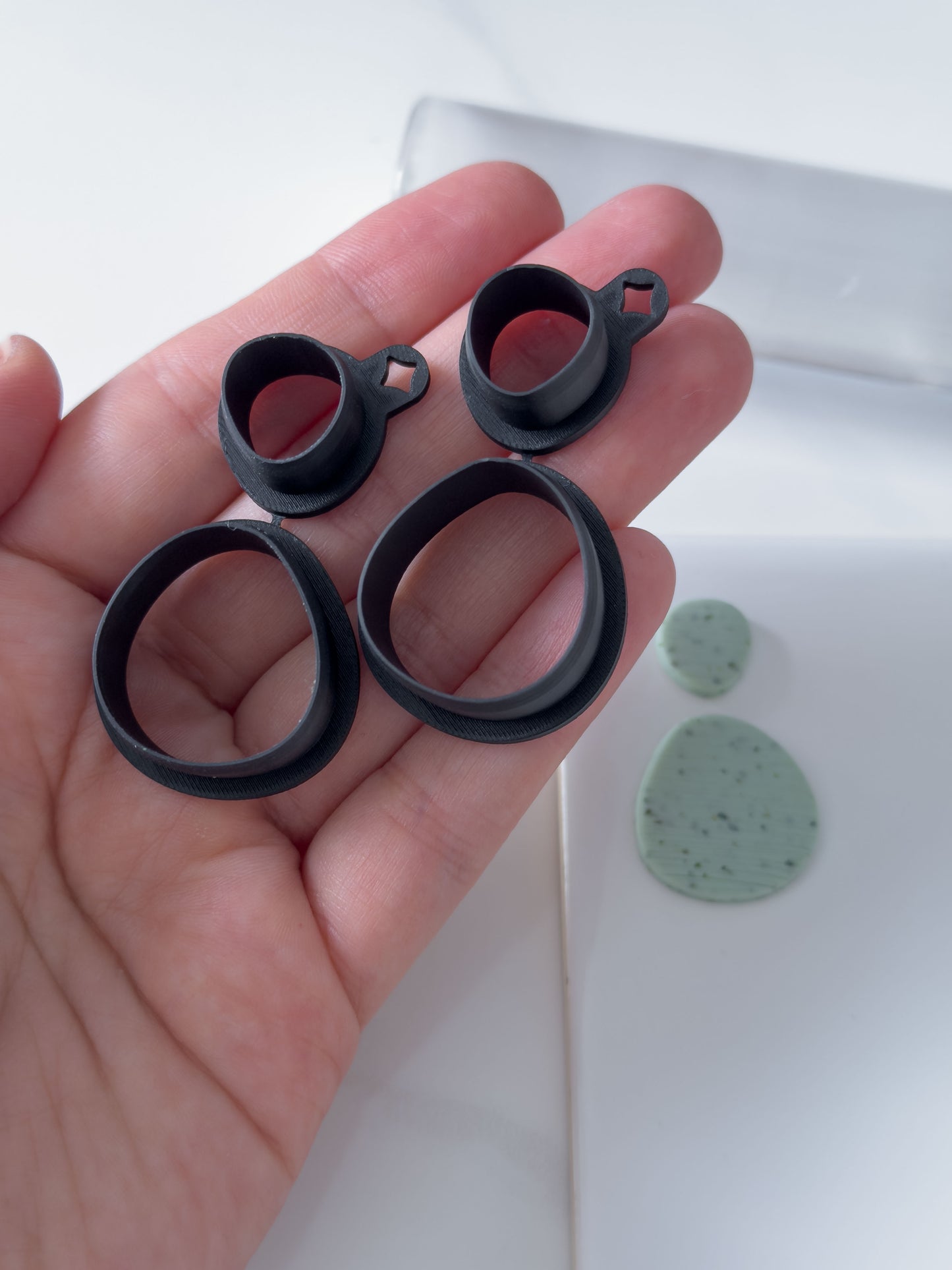 Organic Circle Set Polymer Clay Cutter