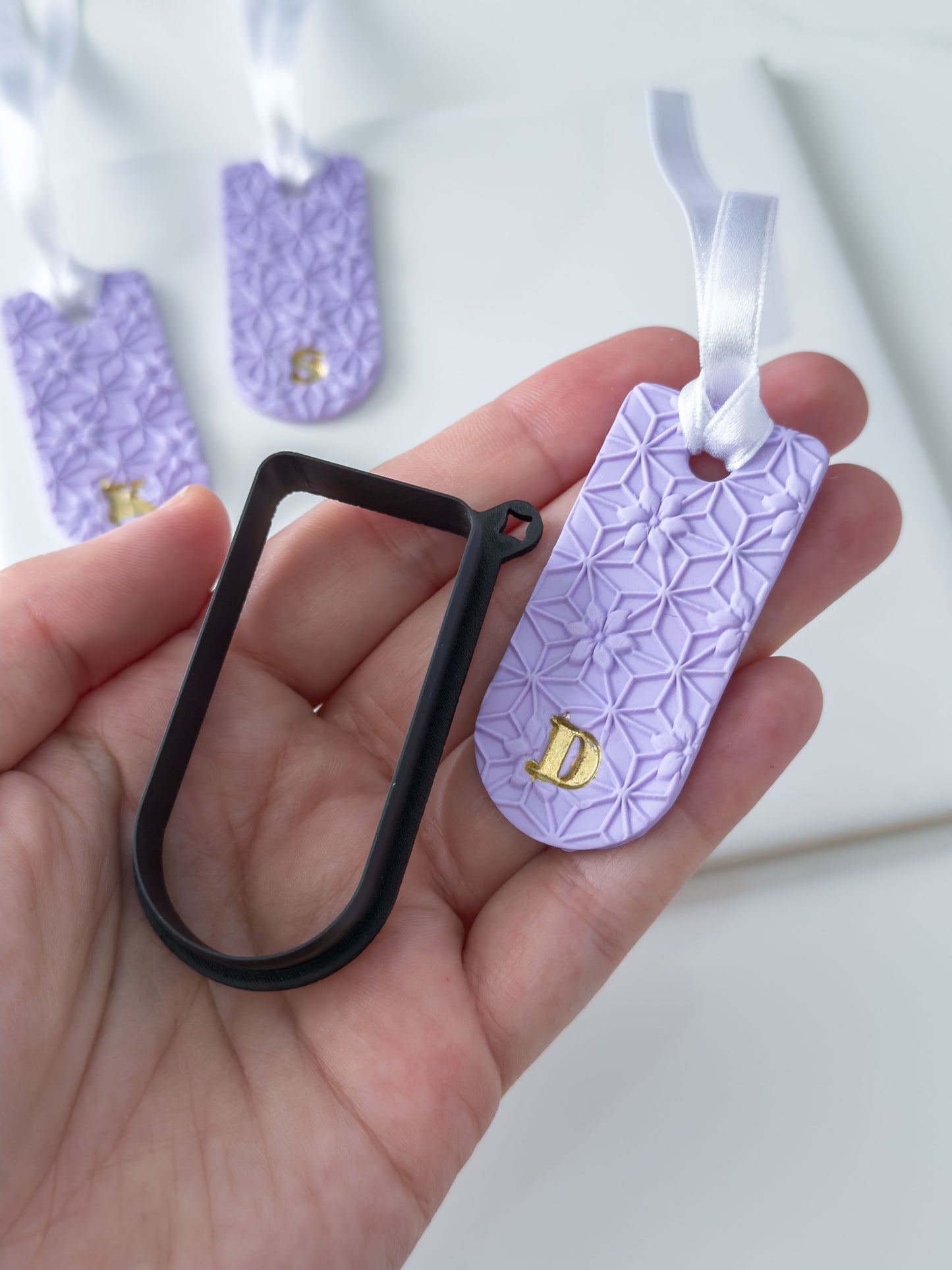 Long Rounded Bookmark Polymer Clay Cutter Set