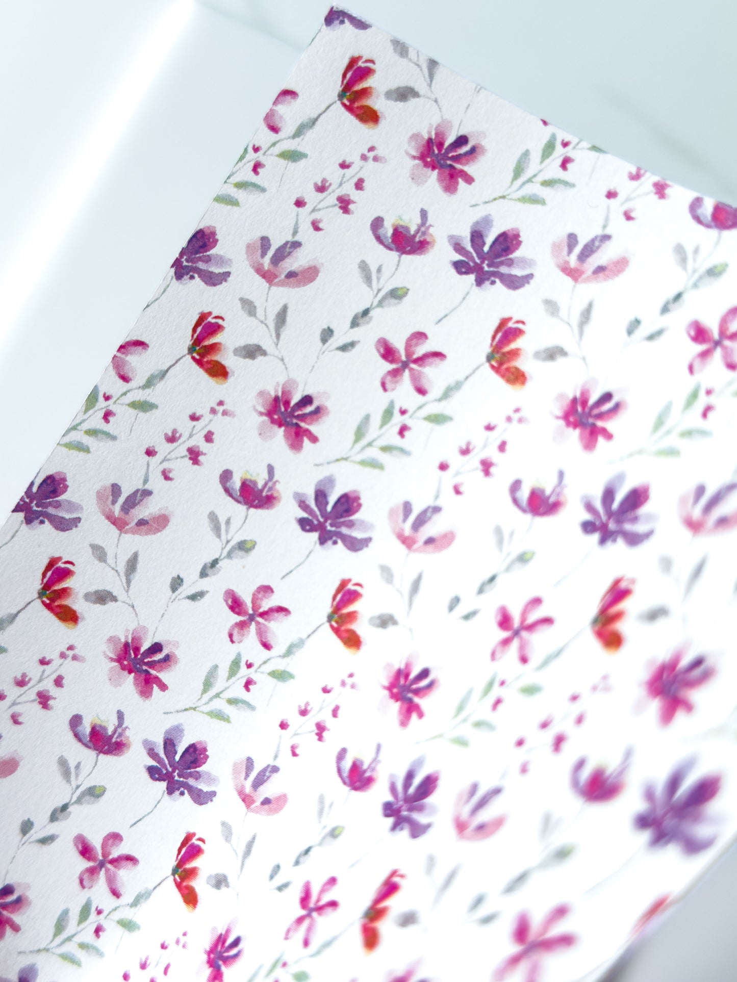 Transfer Paper Watercolour Flowers | 3 Colours