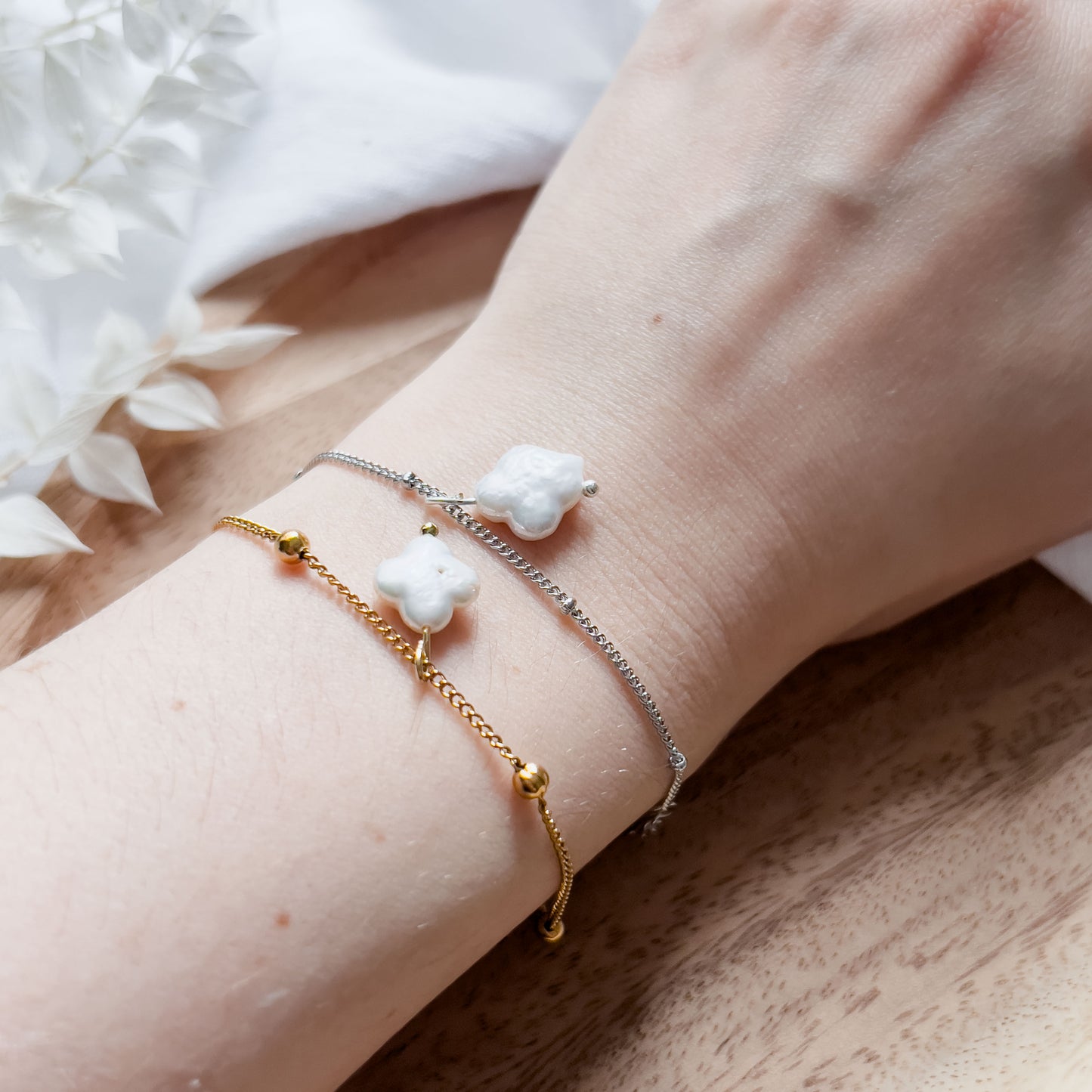 Base Col ✦ PEARL Bracelet with Pearl