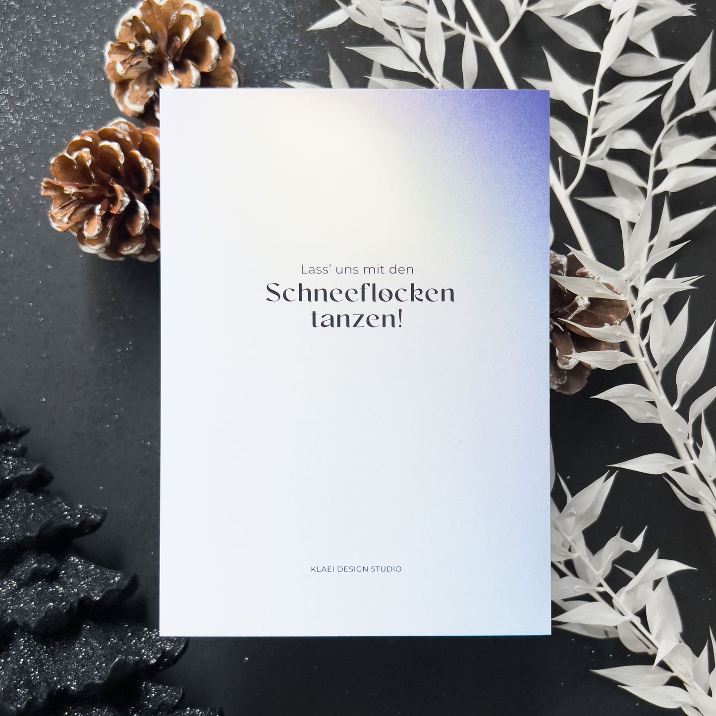 CHRISTMAS GREETING CARD Christmas Greetings Set of 5