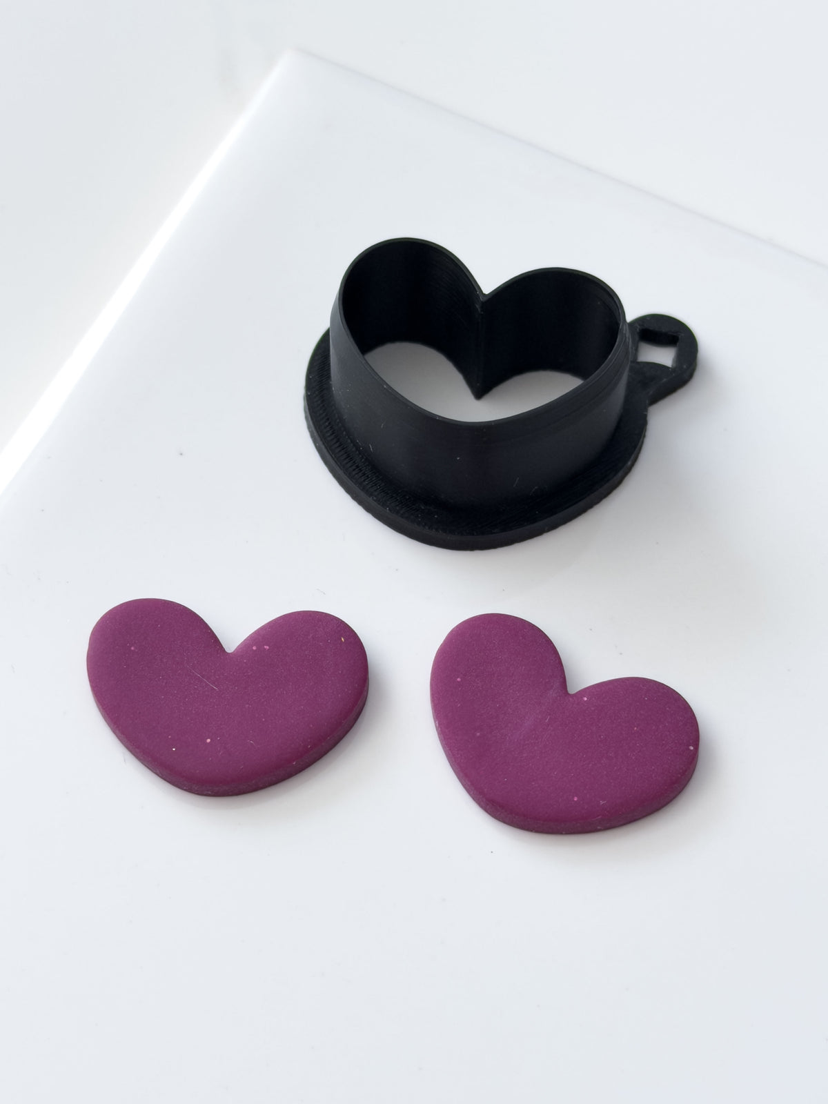 Heart #2 Polymer Clay Cutter