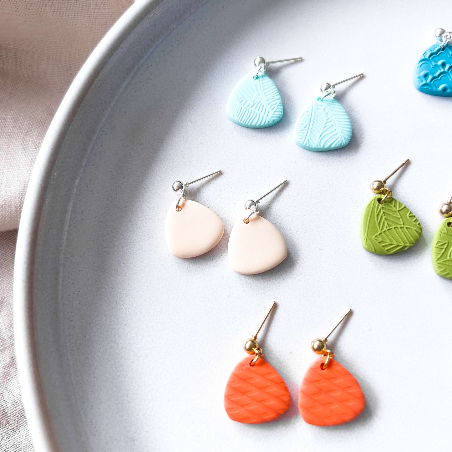 Small Triangle Earrings | 6 Colours