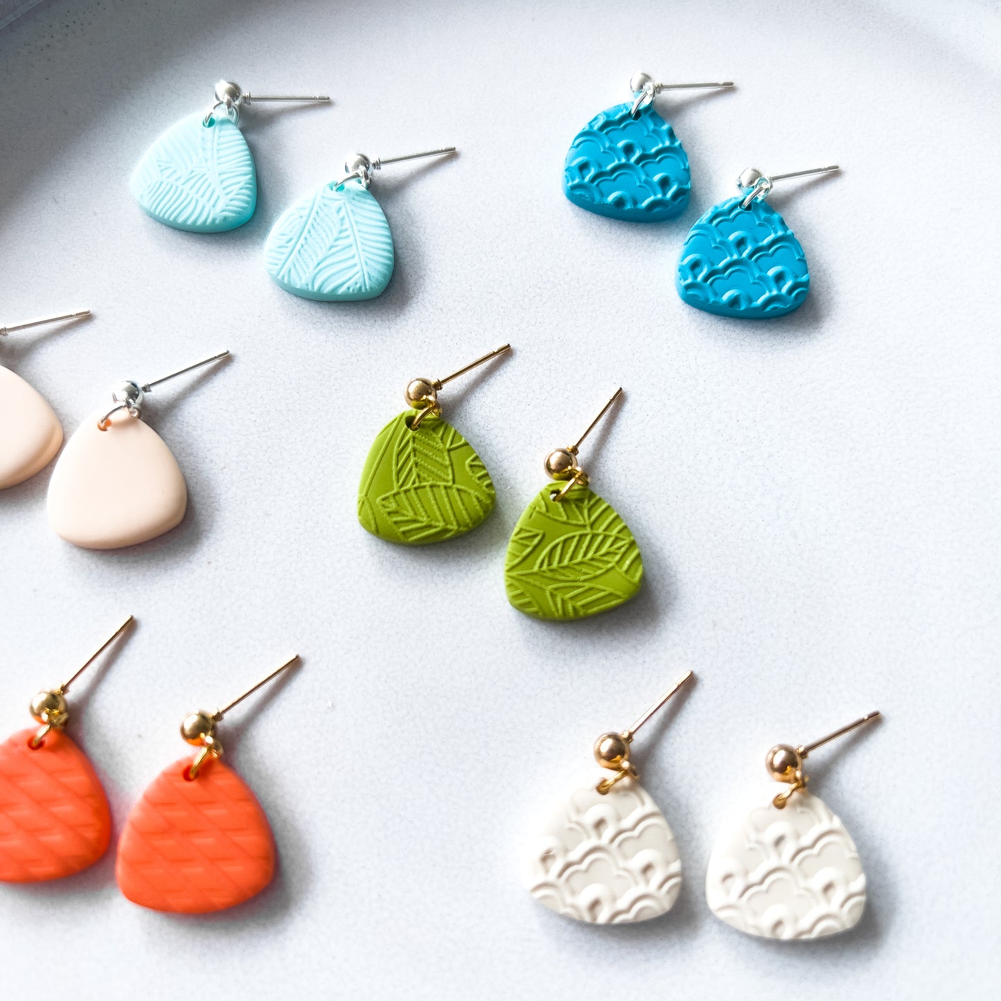 Small Triangle Earrings | 6 Colours