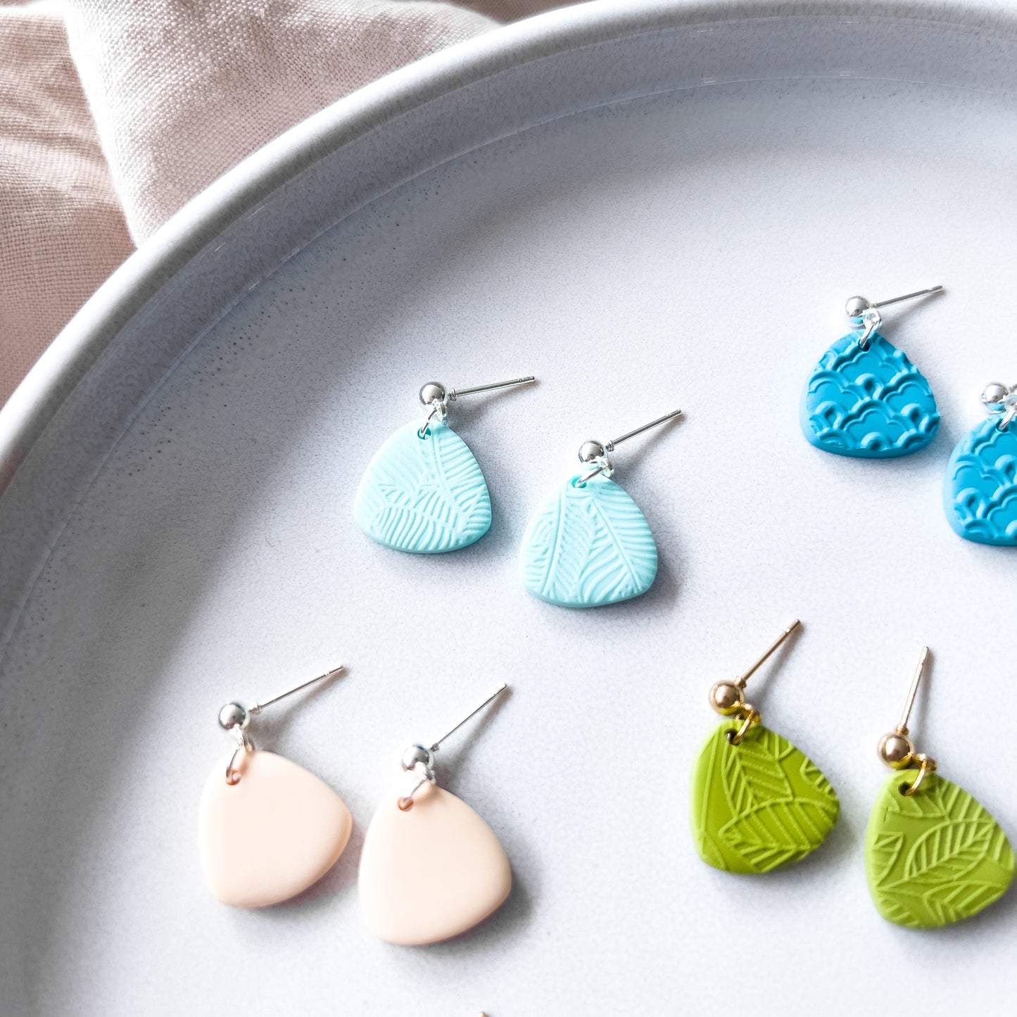 Small Triangle Earrings | 6 Colours