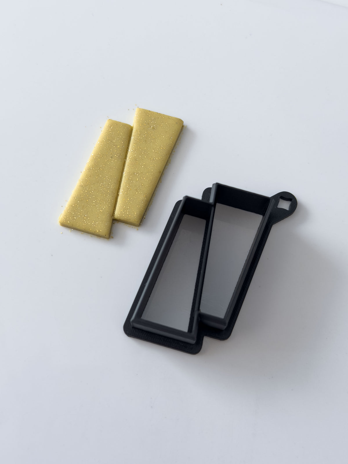 2-tiered Trapezoid Statement Polymer Clay Cutter