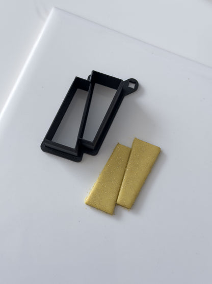 2-tiered Trapezoid Statement Polymer Clay Cutter