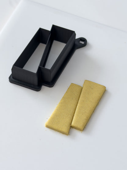 2-tiered Trapezoid Statement Polymer Clay Cutter