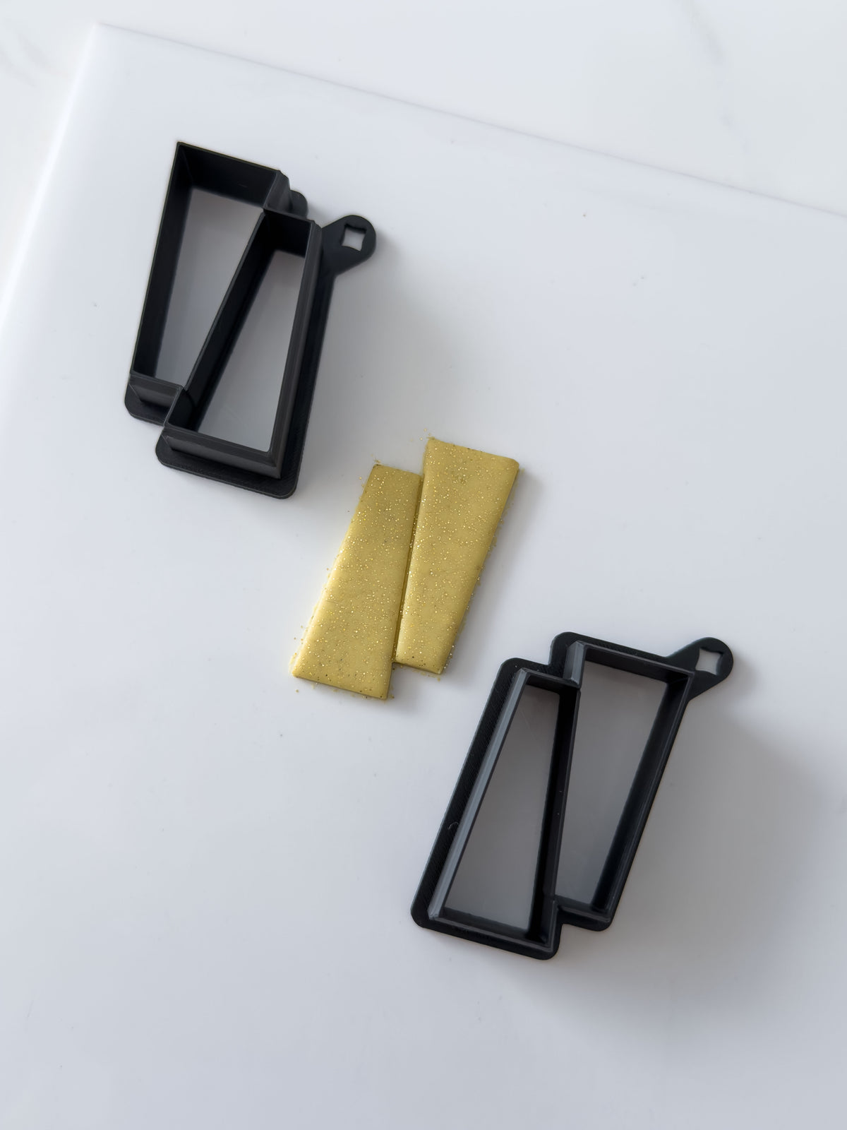 2-tiered Trapezoid Statement Polymer Clay Cutter
