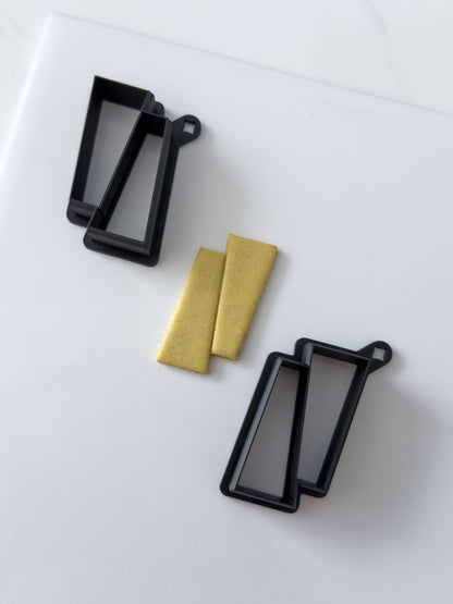 2-tiered Trapezoid Statement Polymer Clay Cutter