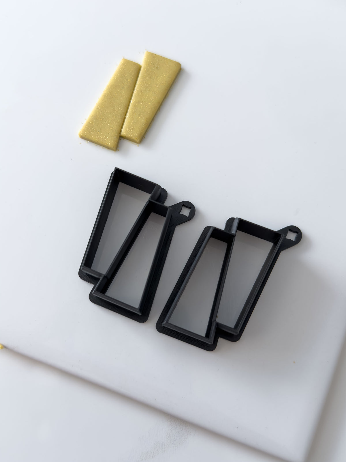 2-tiered Trapezoid Statement Polymer Clay Cutter