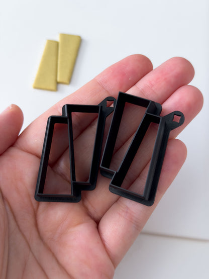 2-tiered Trapezoid Statement Polymer Clay Cutter