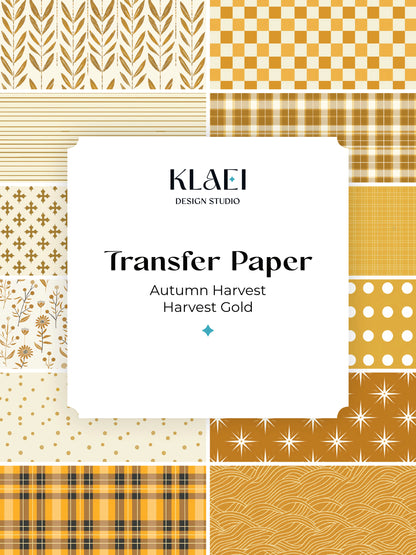 Autumn Harvest: Harvest Gold ✦ Transfer Paper
