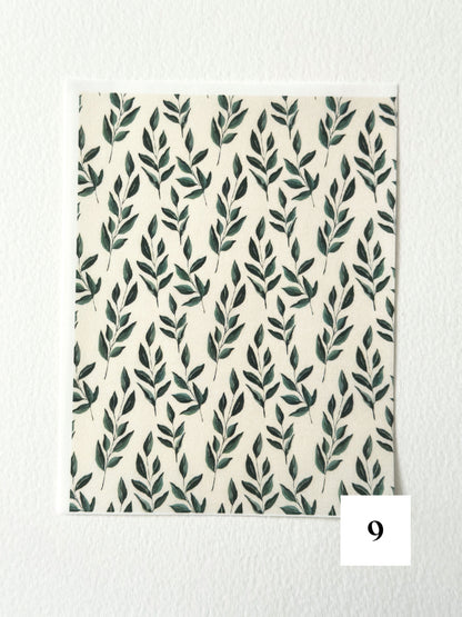 Autumn Harvest: Forest Green ✦ Transfer Paper