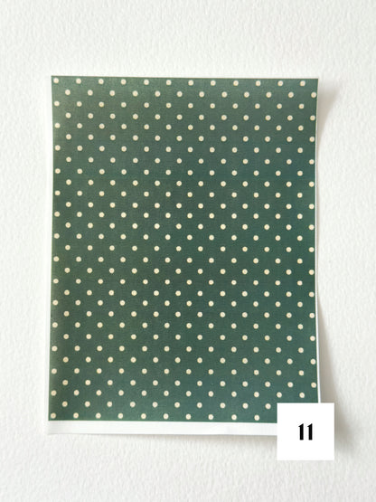 Autumn Harvest: Forest Green ✦ Transfer Paper