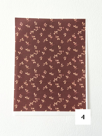 Autumn Harvest: Maple Red ✦ Transfer Paper