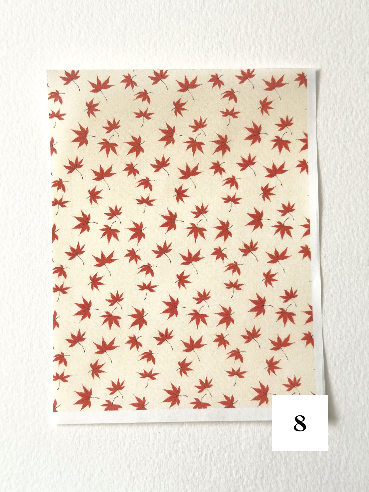 Autumn Harvest: Maple Red ✦ Transfer Paper