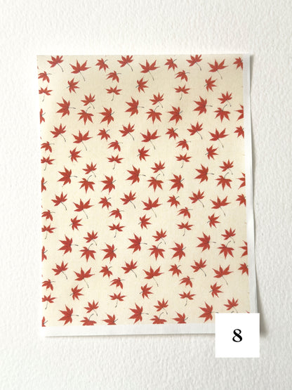 Autumn Harvest: Maple Red ✦ Transfer Paper