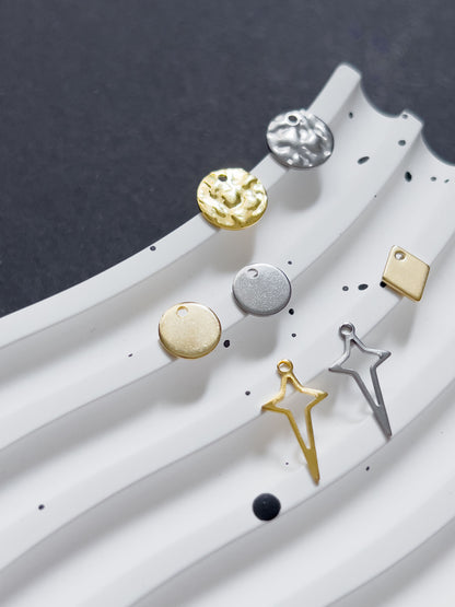 Base Col ✦ MIX&MATCH Silver Platelet Pendants