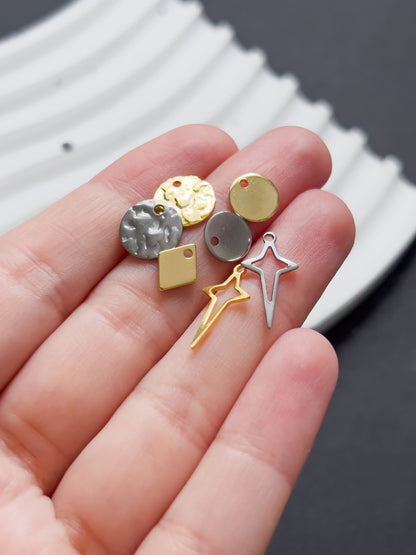 Base Col ✦ MIX&MATCH Silver Platelet Pendants