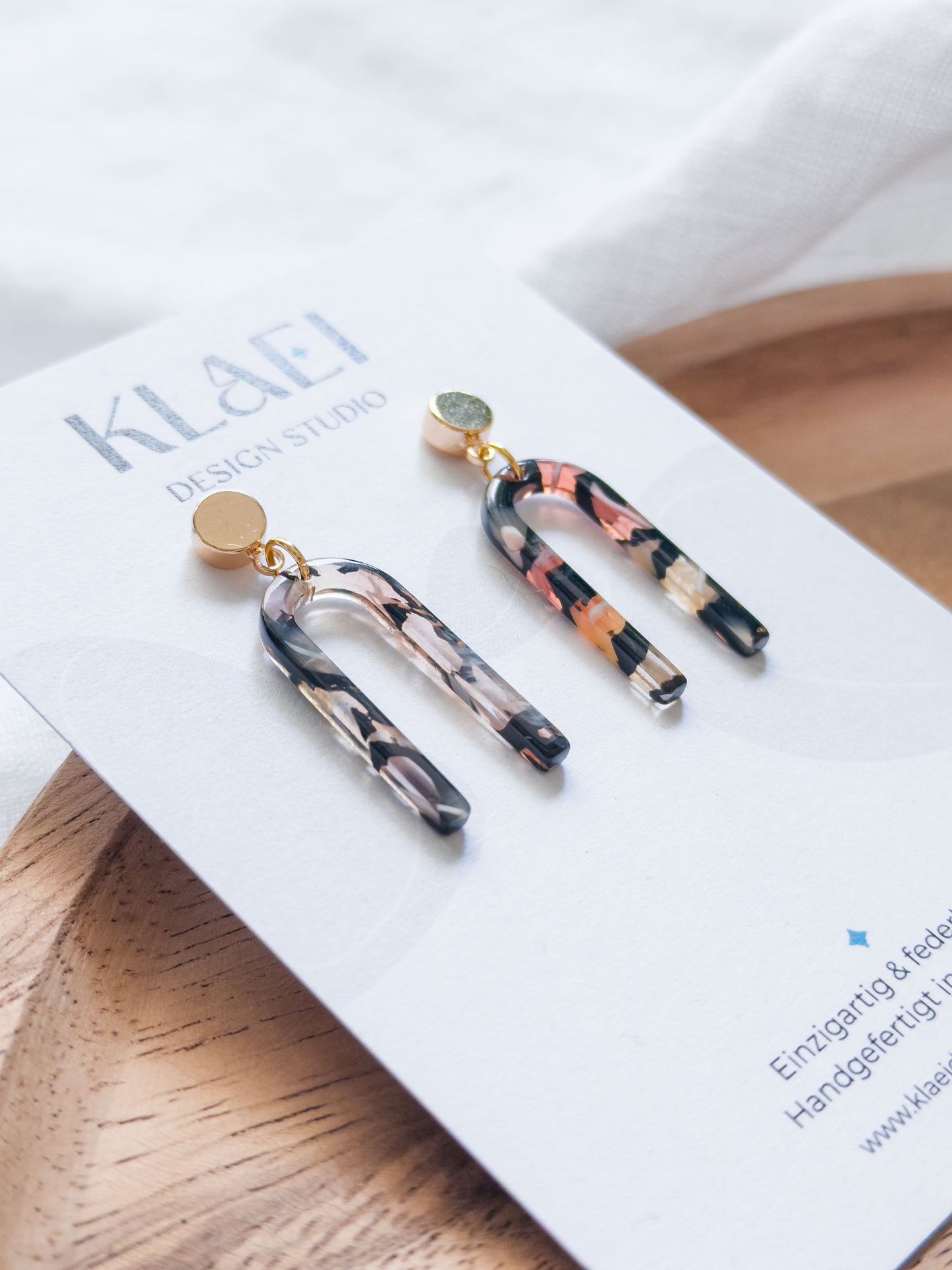 Col A ✦ Acetat Ohrringe klein