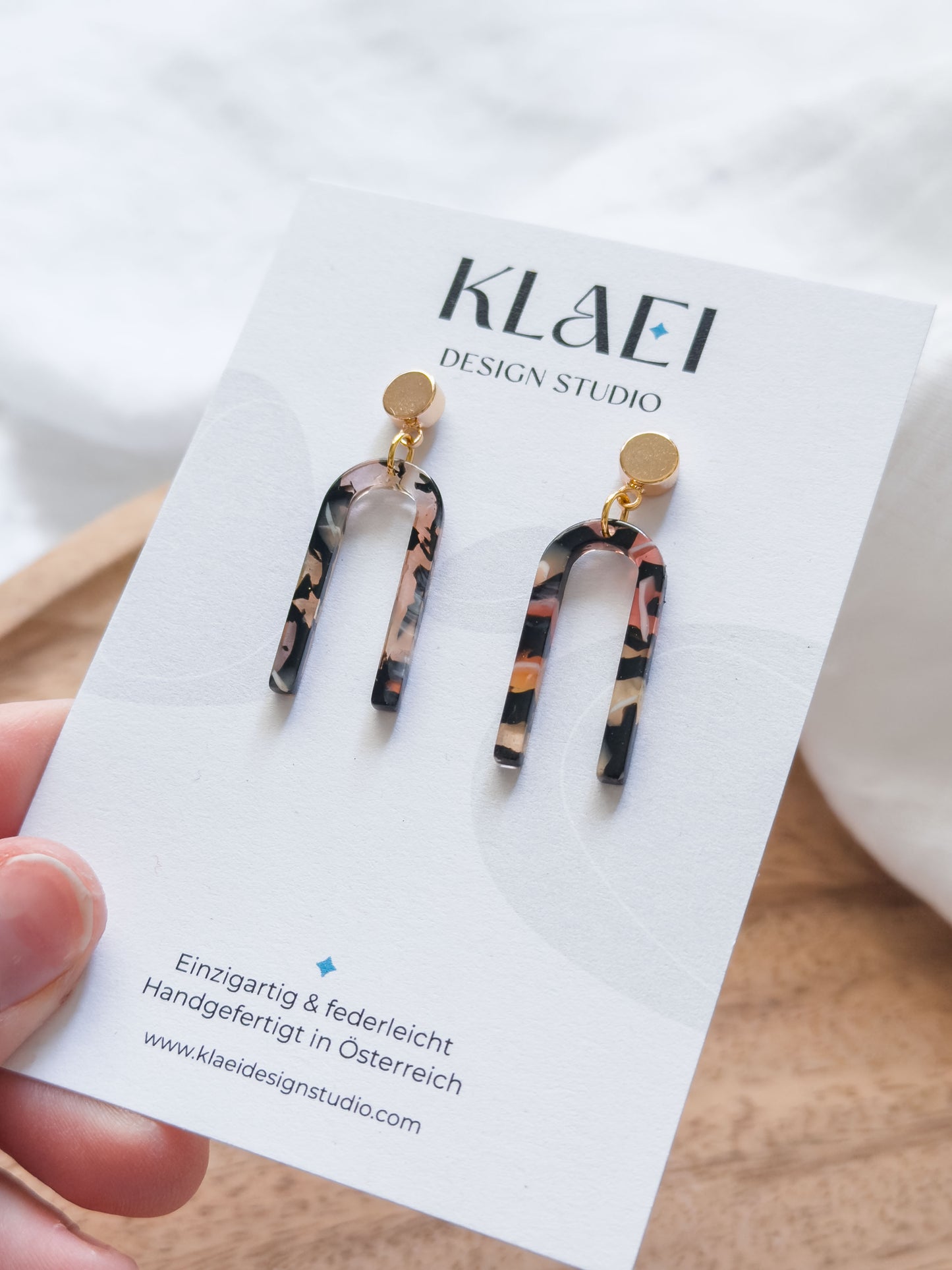 Col A ✦ Acetat Ohrringe klein