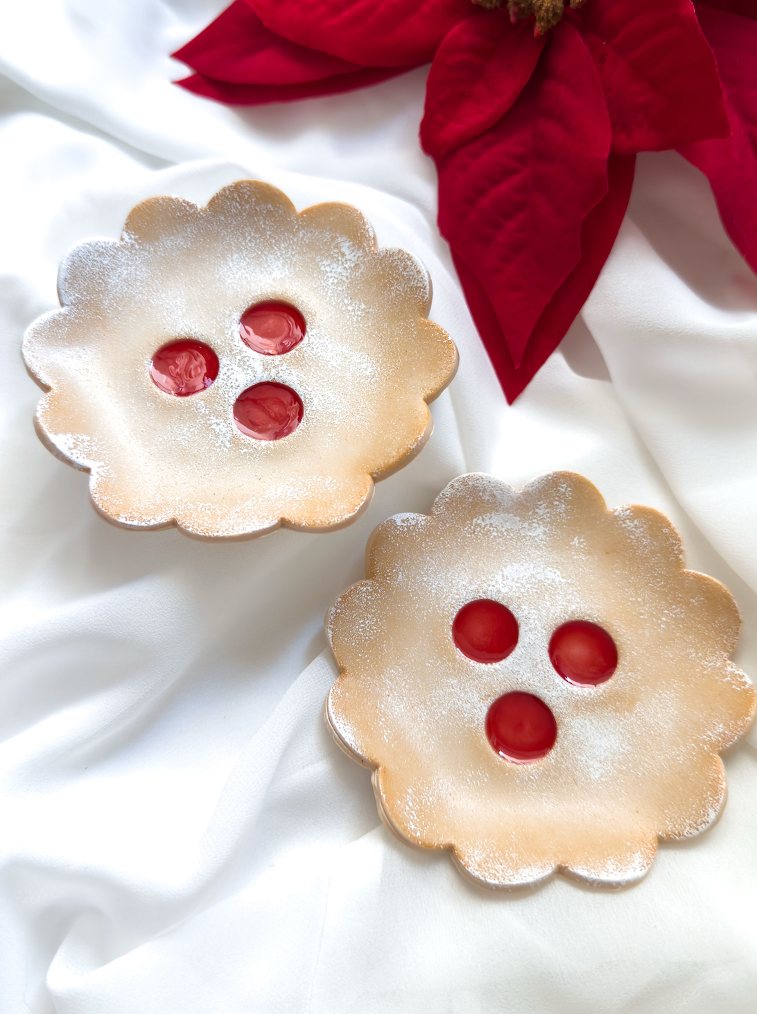 Col A ✦ Linzer Augen Keks Schmuckschale