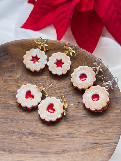 Col A ✦ Linzer Augen Keks Ohrringe