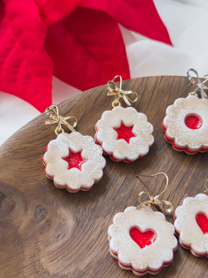 Col A ✦ Linzer Augen Keks Ohrringe