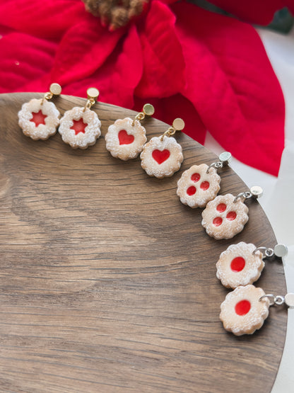 Col A ✦ Linzer Augen Keks Ohrringe klein