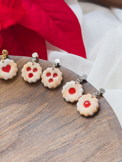 Col A ✦ Linzer Augen Keks Ohrringe klein