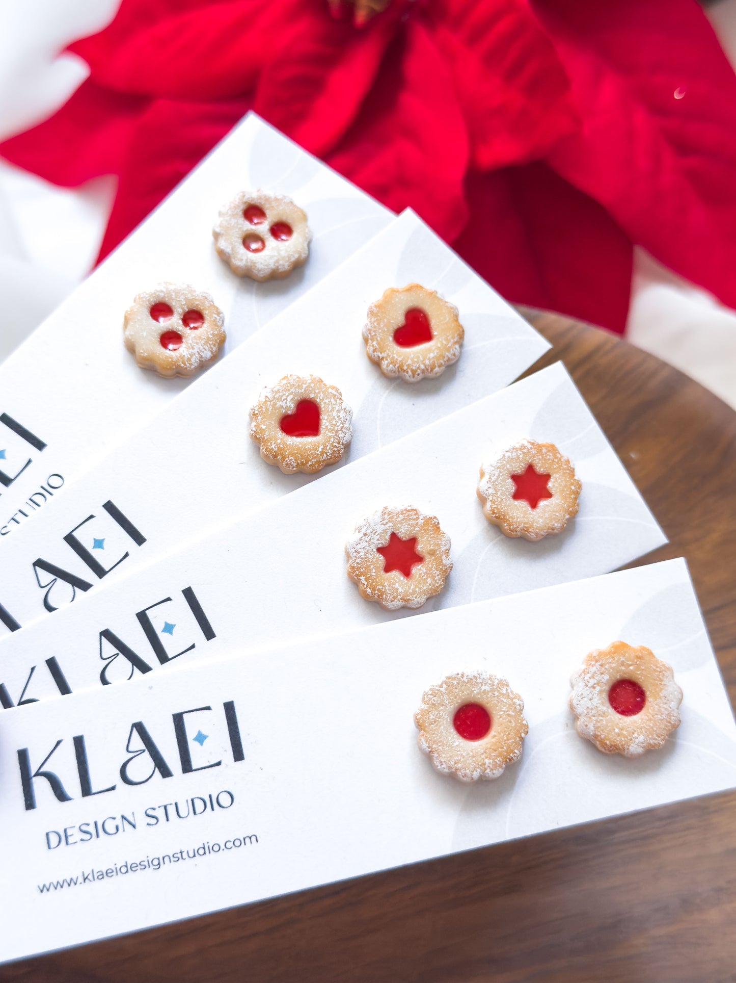 Col A ✦ Linzer Augen Keks Ohrstecker